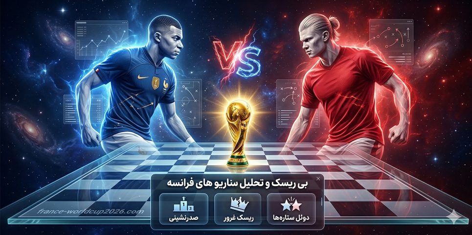 بی ریسک و تحلیل سناریو های فرانسه در جام جهانی 2026